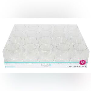12oz Stemless Wine Glasses (Plastic)